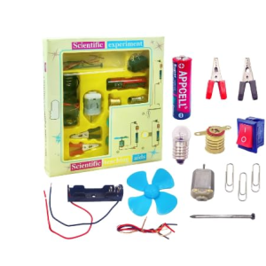 PBS-Science Experiment Kit – Science Kit for Kids, STEM Kit, Electric Circuit Kit for Students with Motor Fan Toy, DIY Science Kit for Students,...